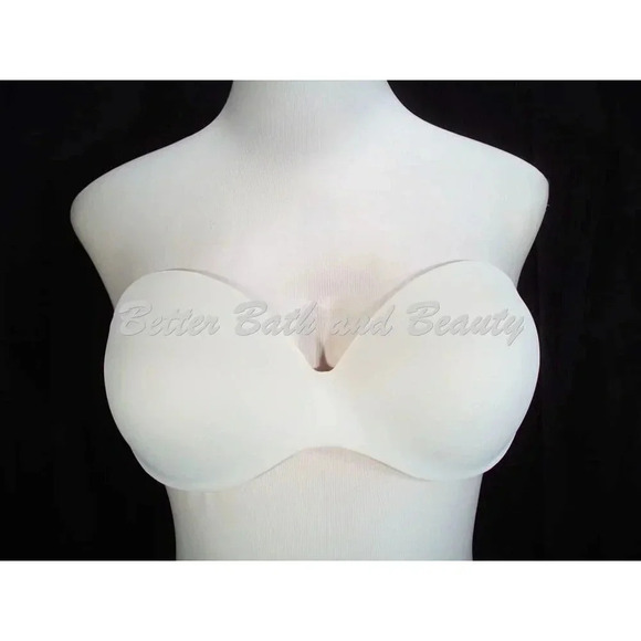 34B Warners 1693 This is Not a Bra Strapless UW Bra Ivory NO STRAPS  Excellent P - Picture 1 of 3